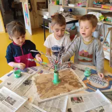 Centre de Velay Ouest (Loudes) - Vacances - Galerie Hiver 2025 "Les Arbres"