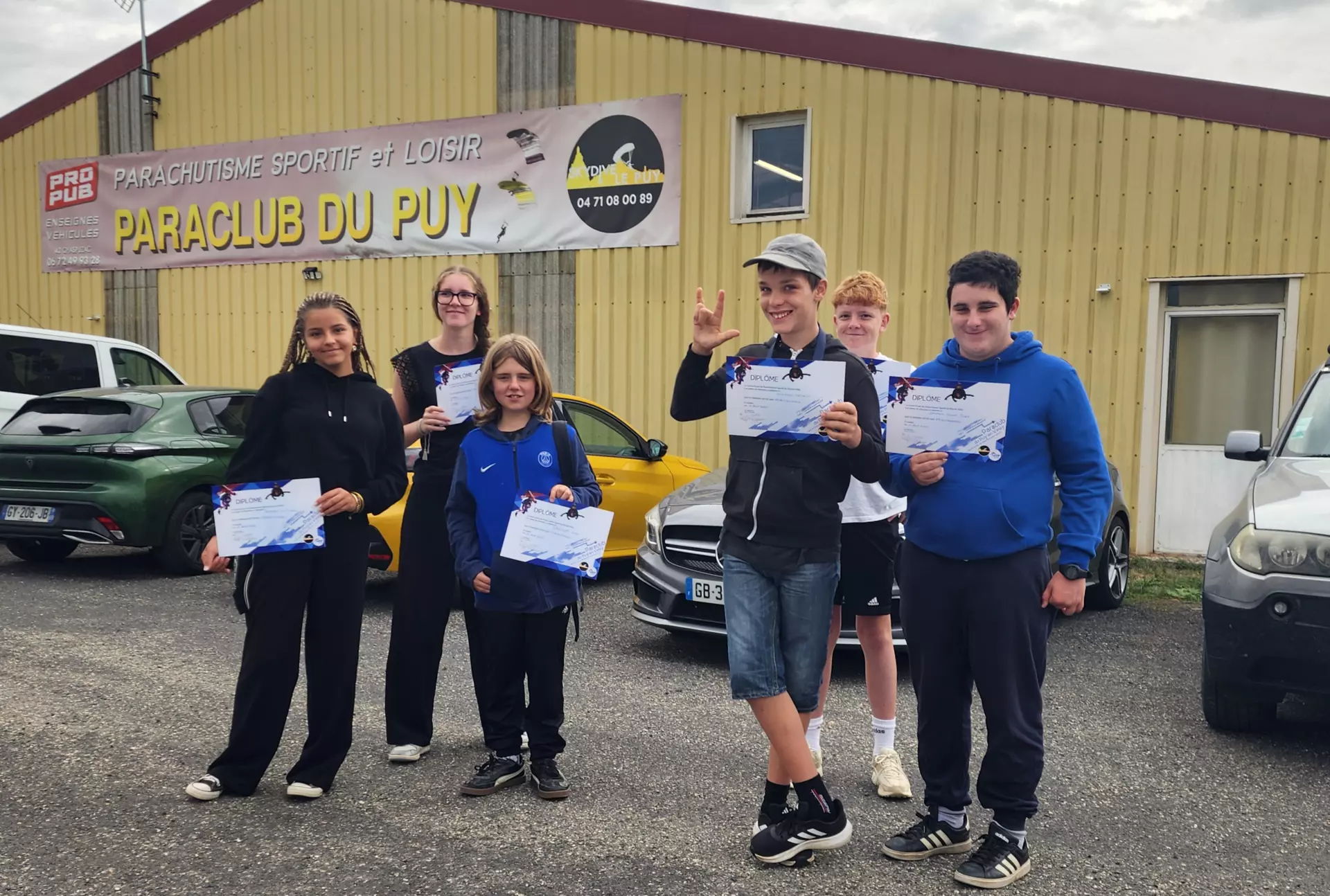 Centre de Velay Ouest (Loudes) - Vacances - Galerie Parachute Ados